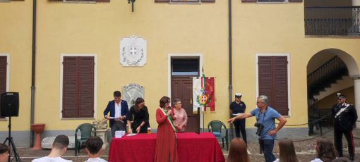 La sindaca Paola Sguazzini, in carica dal 2020