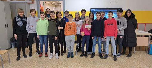 Gli alunni del'istituto comprensivo "Soleri" di Cuneo ai giochi matematici dell'Università Bocconi