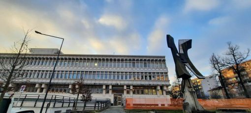 La sede del liceo calssiico Bodoni nell'ex Tribunale di Saluzzo