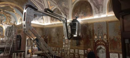 Borgo San Dalmazzo: nuovo impianto elettrico al Santuario di Monserrato, obiettivo riapertura a maggio Borgo San Dalmazzo: nuovo impianto elettrico al Santuario di Monserrato, obiettivo riapertura a maggio