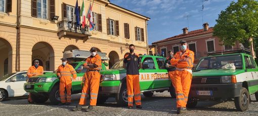Il "grazie" della Squadra AIB di Peveragno Il "grazie" della Squadra AIB di Peveragno