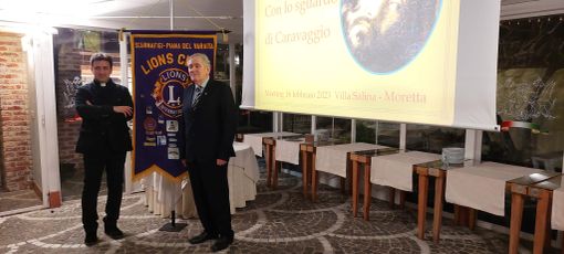 Moretta, l'incontro " Con lo sguardo del Caravaggio", promosso dal Lions club Scarnafigi Piana del Varaita