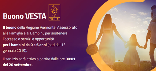 Il Comune di Racconigi illustra il Buono regionale Vesta, per le famiglie con bambini di età compresa tra 0 e 6 anni