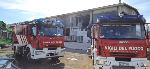 L'intervento dei Vigili del fuoco L'intervento dei Vigili del fuoco