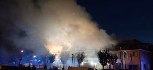 Roccaforte Mondovì: domato l’incendio alle ex Fonti San Maurizio