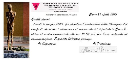 Celebrazione dell’anniversario della liberazione dai campi di sterminio