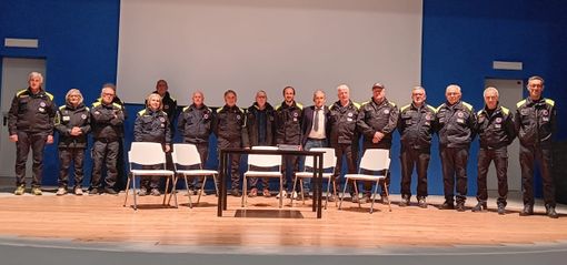 La presentazione del Piano di protezione civile a Scarnafigi La presentazione del Piano di protezione civile a Scarnafigi