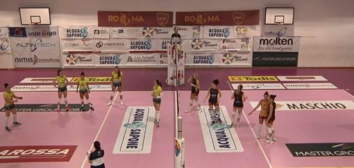 Un momento del match tra Roma e San Giovanni in Marignano