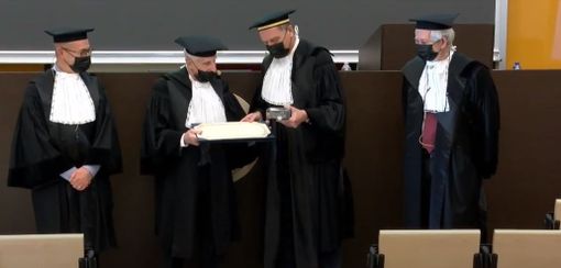 Il Cavalier Amilcare Merlo riceve la laurea ad honorem in ingegneria meccanica. "Ai giovani dico siate curiosi, osate!"