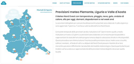 Nasce "Clima km 0": il meteo cuneese unito in un solo portale