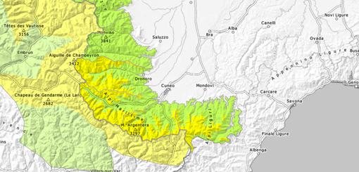 Grado di pericolo valanghe compreso tra debole e moderato per Arpa Piemonte