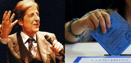 Giorgio Gaber e la scheda di una precedente tornata elettorale (foto di repertorio) Giorgio Gaber e la scheda di una precedente tornata elettorale (foto di repertorio)