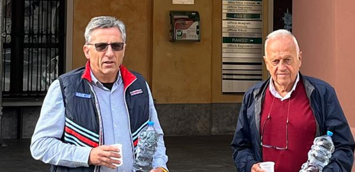 I consiglieri di opposizione Flavio Fraire e Giancarlo Panero