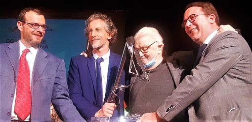 La consegna del Premio Aimar 2021 a Riba, Colombero e Bussone La consegna del Premio Aimar 2021 a Riba, Colombero e Bussone