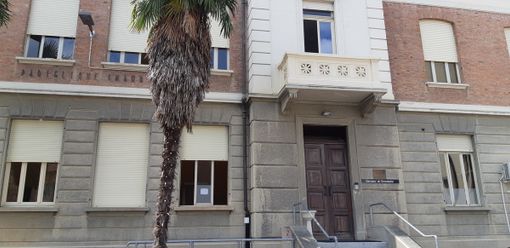 La palazzina Inaudi nel cortile dell'ospedale di Saluzzo, centro emodialisi La palazzina Inaudi nel cortile dell'ospedale di Saluzzo, centro emodialisi