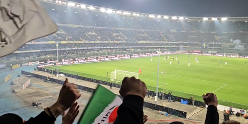 Un momento di Verona-Juventus del 17 marzo 2024