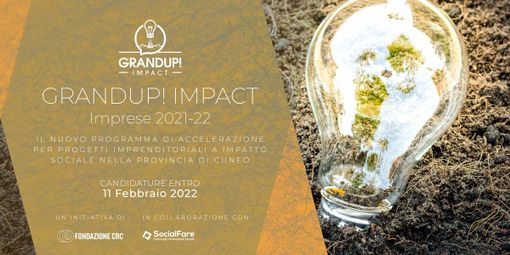 Aperta la call 2021-22 di Grandup! Impact imprese Aperta la call 2021-22 di Grandup! Impact imprese