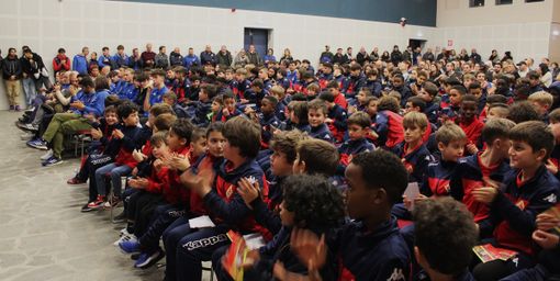 Calcio: festa di Natale per l'AC Bra al Polifunzionale "Giovanni Arpino"