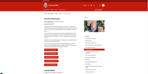 Alba: online i nuovi vademecum multilingue per la raccolta differenziata Alba: online i nuovi vademecum multilingue per la raccolta differenziata