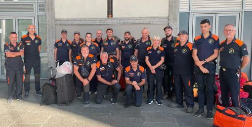 Il Gruppo Piemonte Sud in partenza per il Lazio