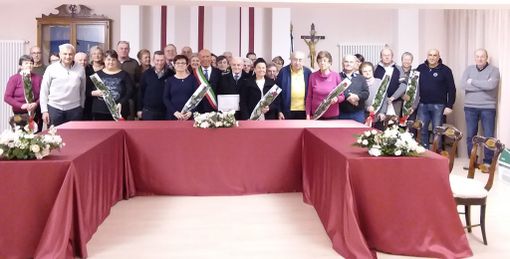 Venasca, festeggiati gli anniversari di matrimoni