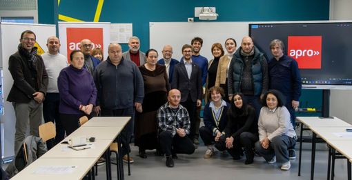 Da Tbilisi ad Alba: delegazione georgiana in visita ad Apro Formazione per scoprire il modello formativo piemontese [FOTO]