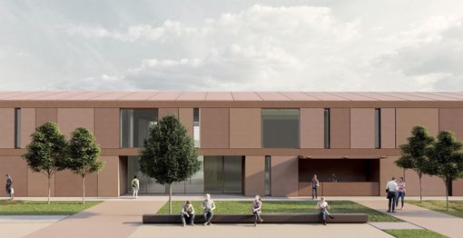 Il rendering della nuova scuola