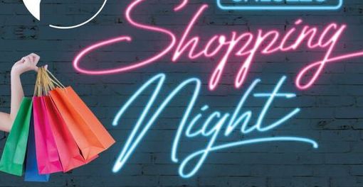 Il logo di Shopping Night a Saluzzo Il logo di Shopping Night a Saluzzo