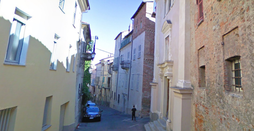 Un tratto di via Giolitti