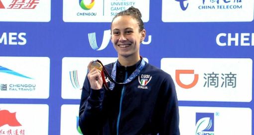 La campionessa azzurra di nuoto Anita Gastaldi