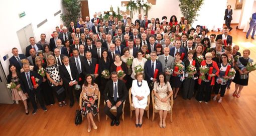 Una passata edizione della premiazione degli anziani (foto Murialdo - Muratore) Una passata edizione della premiazione degli anziani (foto Murialdo - Muratore)