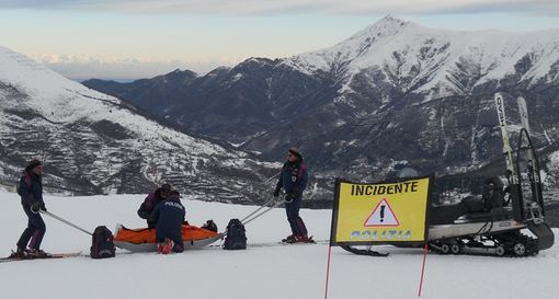 "Mia figlia era in pericolo e voi avete agito con prontezza": il grazie di un papà agli uomini della Polizia di Stato in servizio sulle piste di Prato Nevoso