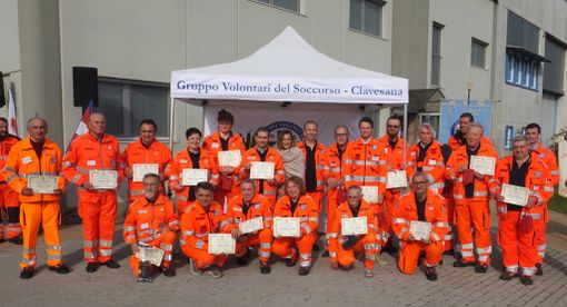 Clavesana, volontari del soccorso in festa Clavesana, volontari del soccorso in festa