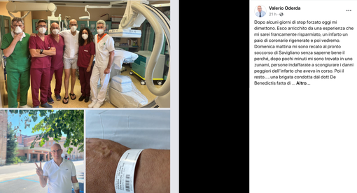 Il post del sindaco di Racconigi Valerio Oderda Il post del sindaco di Racconigi Valerio Oderda