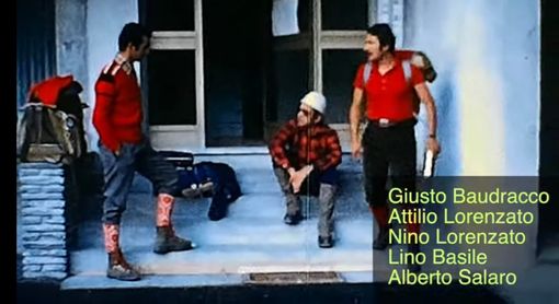 Gli amici alla partenza per il "Giro di Viso"