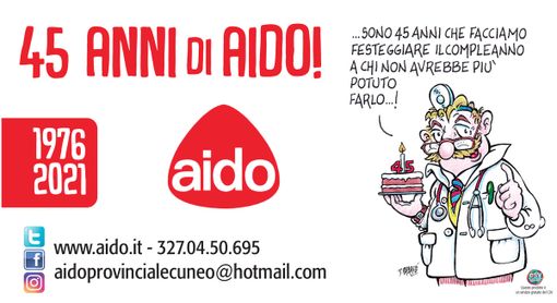 Cuneo festeggia i 45 anni dell'AIDO