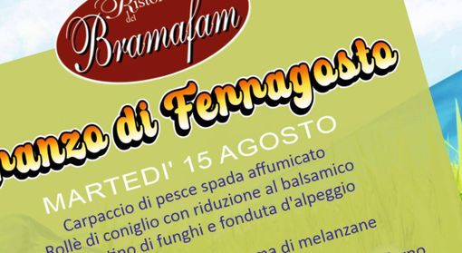 Il pranzo di Ferragosto più gustoso è al Ristorante del Bramafam a Revello Il pranzo di Ferragosto più gustoso è al Ristorante del Bramafam a Revello