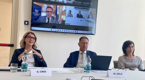 Giuliana Cirio, Mauro Gola ed Elena Angaramo