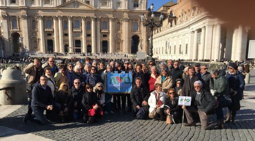 I volontari ospedalieri all'udienza di Papa Francesco