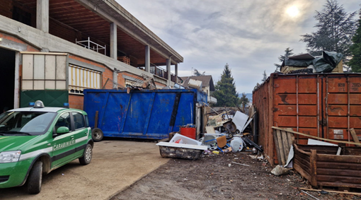 L'immobile oggetto del provvedimento disposto dai Carabinieri Forestali L'immobile oggetto del provvedimento disposto dai Carabinieri Forestali
