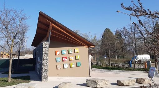 L'infopoint del Parco Fluviale di Cuneo