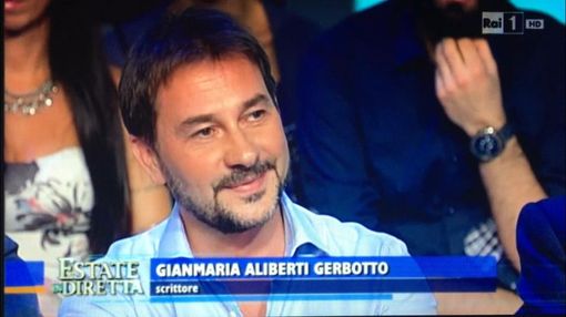 Un'estate su Rai1 per lo scrittore saluzzese Gian Maria Aliberti Gerbotto