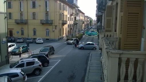 Cuneo: tamponamento all'angolo tra via XX Settembre e via XXVIII aprile