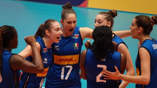 L'Italia under 22 (foto Fipav Puglia)