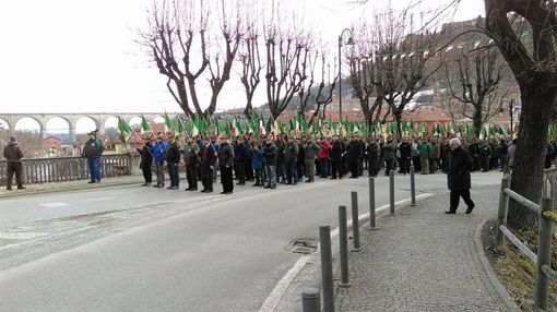 Un momento della commemorazione del 2017 Un momento della commemorazione del 2017