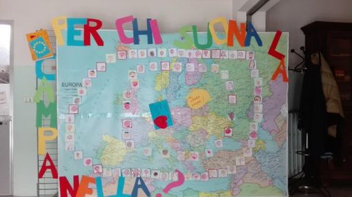 Peveragno: con "Per chi suona la campanella", gli alunni di Infanzia e Primaria hanno riflettuto sull'Europa