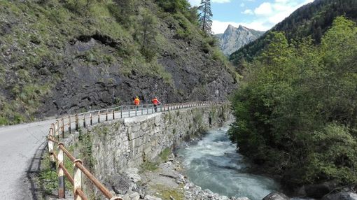 Chiusa la strada provinciale tra Marmora e Canosio per lavori