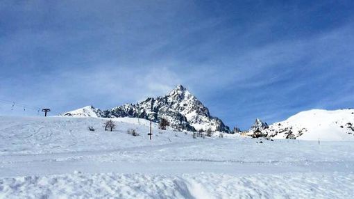 Un'immagine "felice" delle piste di Crissolo perfettamente innevate Un'immagine "felice" delle piste di Crissolo perfettamente innevate