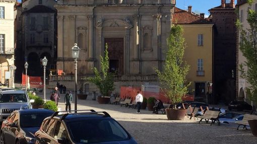 Mondovì: iniziato il primo lotto di lavori in piazza Maggiore