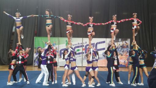 I Titans della Team Cuneo ai Nazionali di Cheerleading a Novara